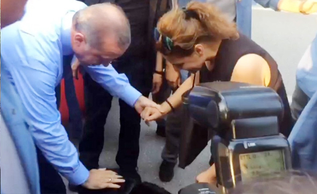 Cumhurbaşkanı Erdoğan'ı otobüsten indiren 'Cesur' köpek