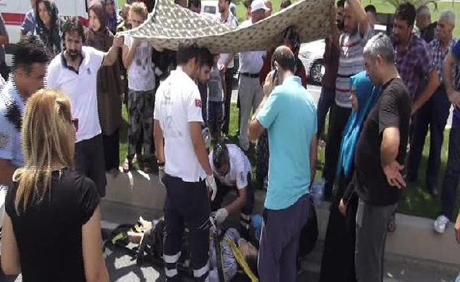 Pendik'te babaanne-toruna araba çarptı!