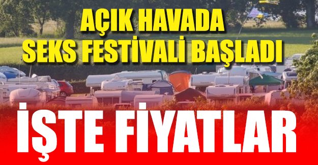 Yüzlerce insan akın etti; Galler'de açık havada seks festivali
