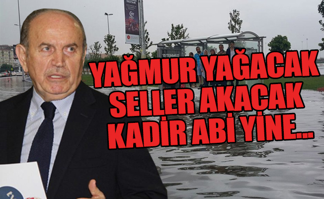 İstanbul'u sel alıyor, Topbaş sadece uyarıyor