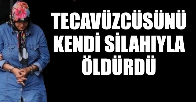 Tecavüzcüsünü kendi silahıyla öldürdü