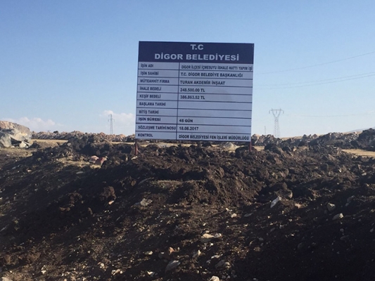 Digor kesintisiz içme suyuna kavuşuyor