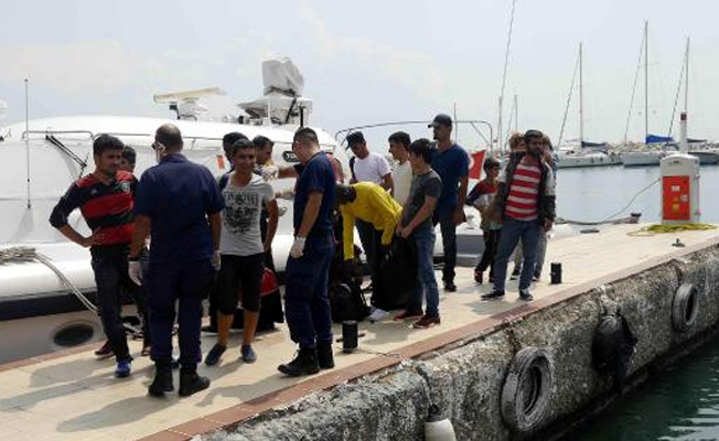Midilli'ye gitmek isteyen 51 kaçak yakalandı!