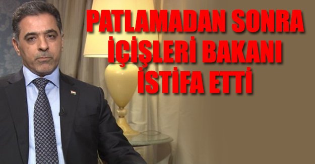 Bağdat'taki patlama sonrası İçişleri Bakanı'ndan jet istifa