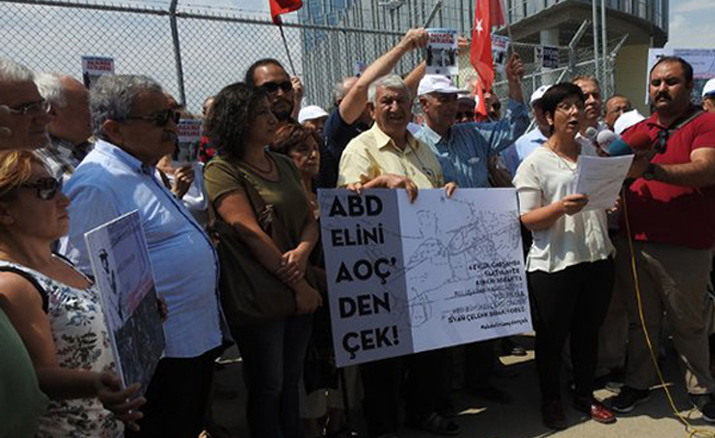 Atatürk Orman Çiftliği'nin satılmasına ABD Büyükelçiliği önünde protesto!