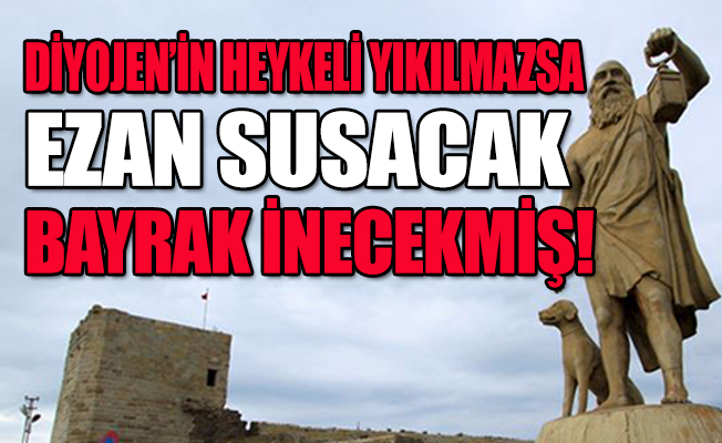 Erbakan Vakfı, Sinoplu Diyojen'in heykelinin kaldırılmasını istedi