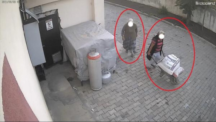 Kazları için arpa çalan anne kız kameralara yakalandı!