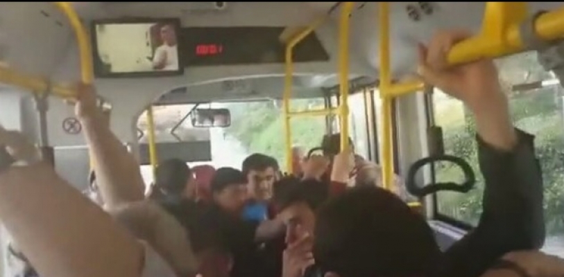 Otobüs şoföründen yolculara Sana ne ulan, git şikayet et