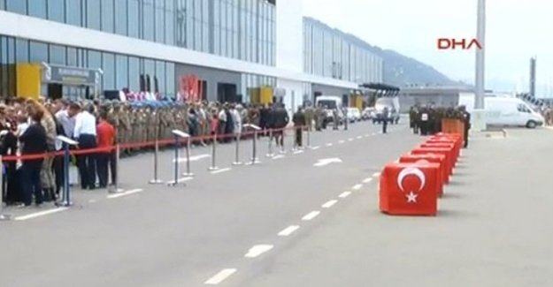 Giresun şehitleri memleketlerine uğurlandı