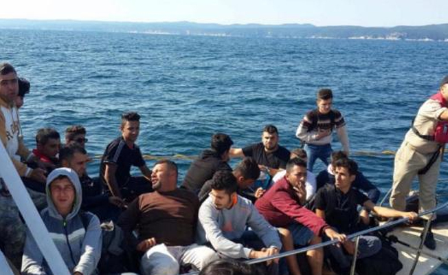 Karadeniz'de 54 kaçak göçmen yakalandı