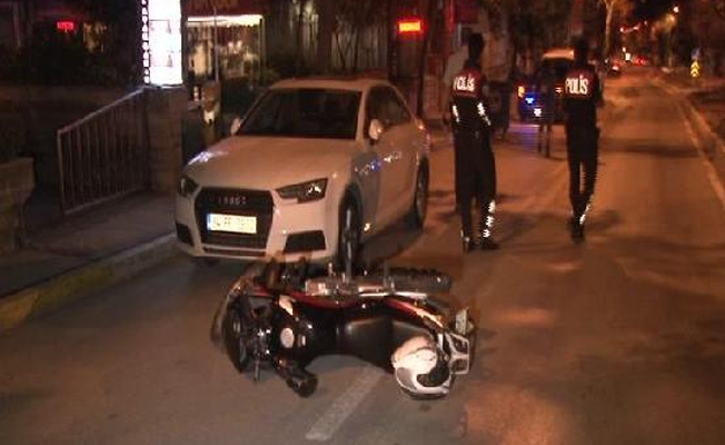Kadıköy'de motosiklet kazası: 2 ağır yaralı