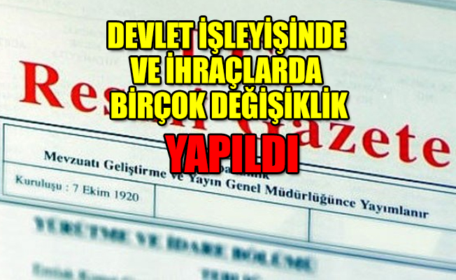 2 yeni KHK yayınlandı, 928 ihraç..