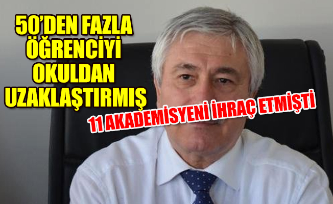 Ege Üniversitesi eski rektörü meslekten men edildi
