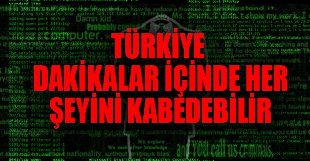 1 dakikalık siber saldırıda Türkiye her şeyini kaybedebilir'