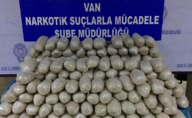 Van'da 101 kilo eroin ele geçirildi