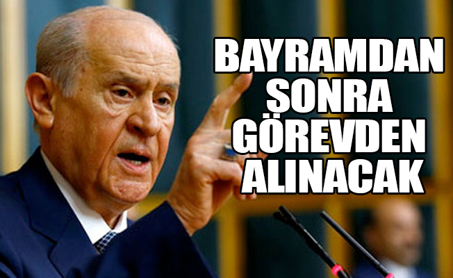 Bahçeli Genel Başkan Yardımcısı'nın istifasını istedi!