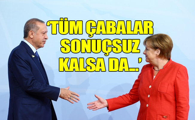 Merkel en büyük isteğini açıkladı