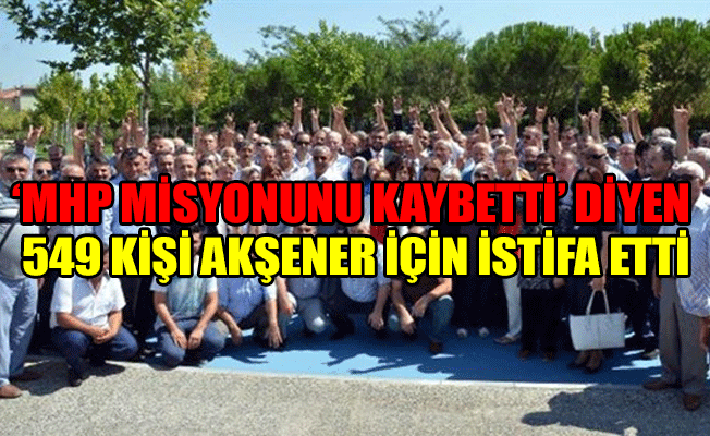 MHP'de günün istifası Manisa'dan geldi