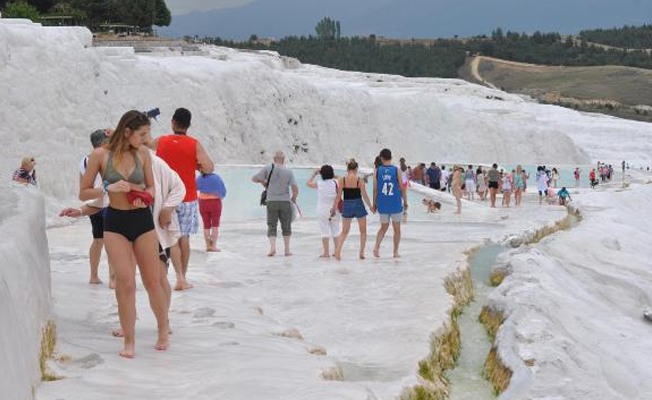 Beyaz cennet Pamukkale bayram etti!