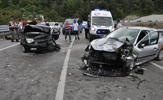 Amasra'da feci kaza: 6 yaralı