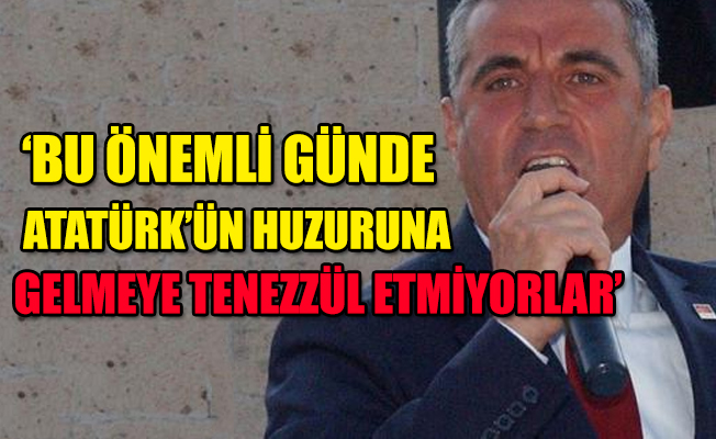 CHP'li Başkandan vali ve başkansız törene tepki!