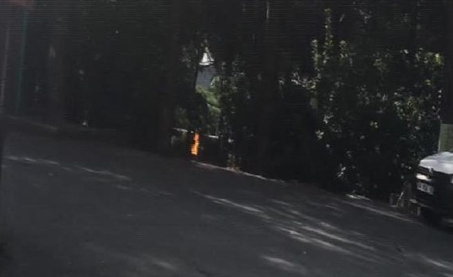 Doğalgaz borusunda patlama meydana geldi