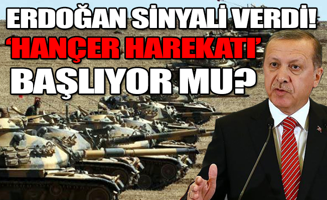 Erdoğan'dan kara operasyonu sinyali!