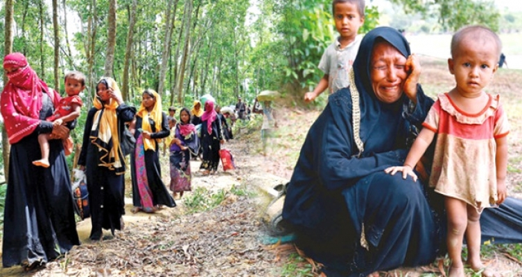 Arakan'daki katliamdan kaçan Müslümanlar gözyaşlarına boğuldu