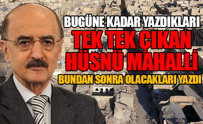 YURT yazarı Hüsnü Mahalli yazdı: Barış Suriye'den başlar