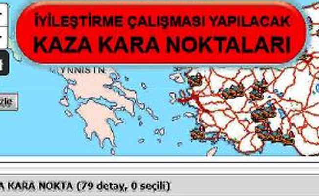 Bayram tatiline çıkanlar için uyarı... 79 kara nokta saptandı