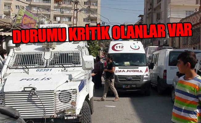 Mardin'de ortalık karıştı; çok sayıda yaralı
