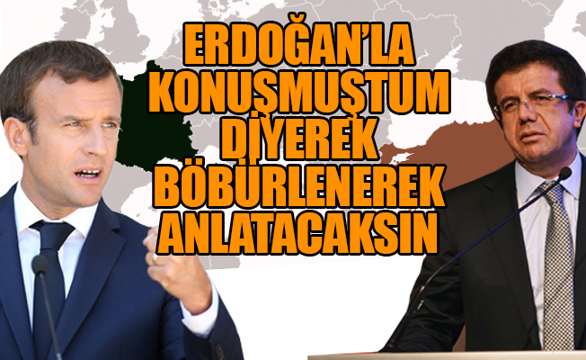 Bakan'dan Fransa Cumhurbaşkanı'na yanıt: Erdoğan'ın seninle konuşması lütuf