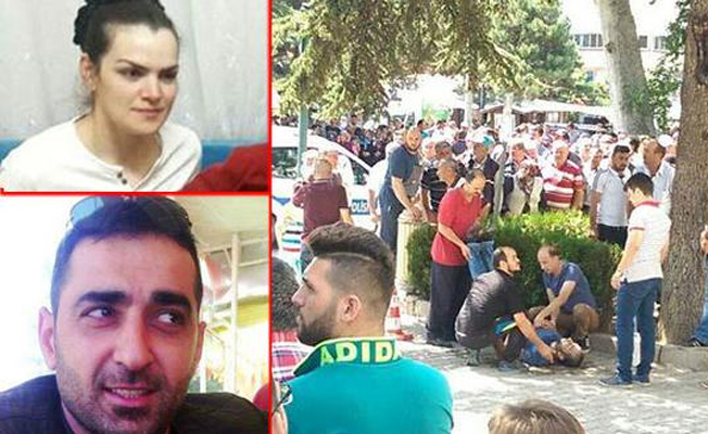Eski eşini öldürmek için polisle çatıştı