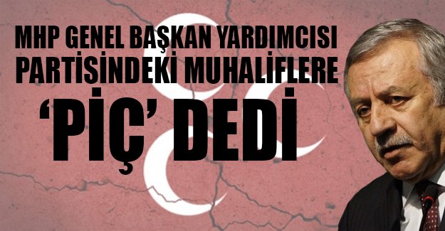 MHP'li Celal Adan muhaliflere 'piç' dedi