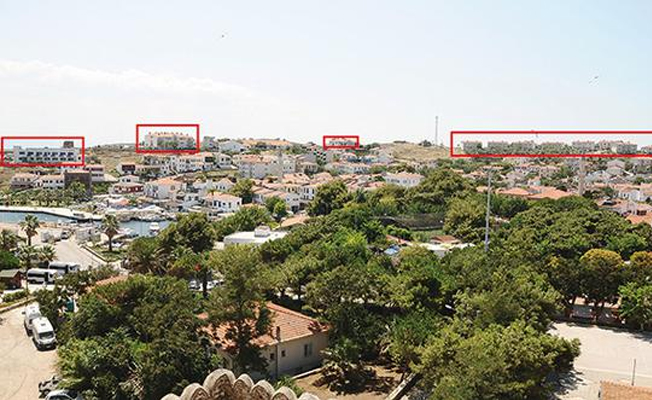 Tek tek tespit edildi; Bozcaada'da silueti bozan yapılara tıraş