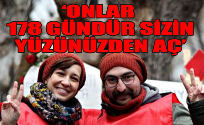 AKP il binası önünde 'Nuriye ve Semih' protestosu