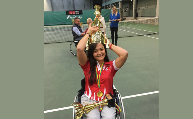 Büşra Ün, ITF Futures turnuvasında zafere uzandı!