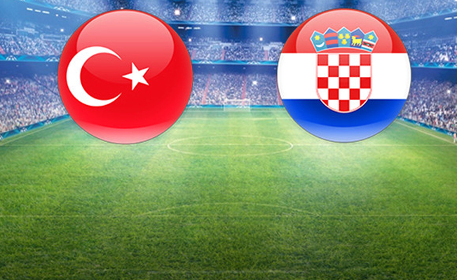 Türkiye-Hırvatistan maçının İlk 11'leri belli oldu