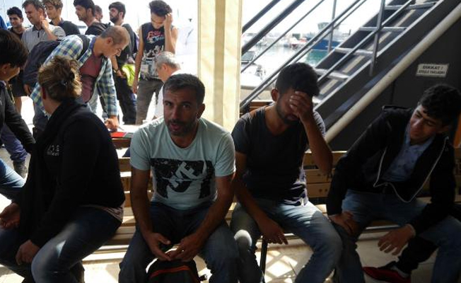 Ayvacık'ta 31 kaçak göçmen yakalandı