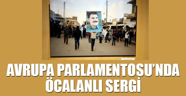 Avrupa Parlamentosu'nda Öcalan'lı sergi açtılar