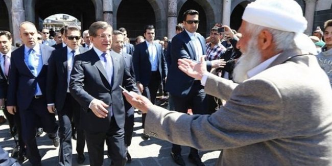 Başbakan Davutoğlu Sur'da: Konya'da doğmuş olabilirim ama ebediyen Diyarbakırlıyım...