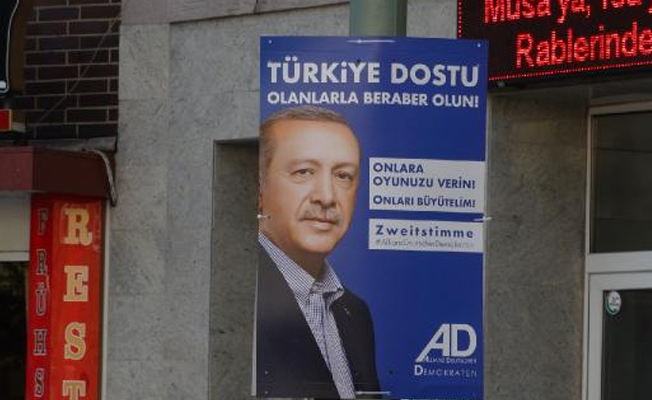 Erdoğan'ın 'oy' çağrısı Almanya'da seçim propagandası