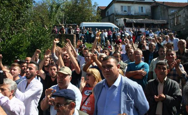 Zonguldak'lı köylülerden taş ocağı tepkisi
