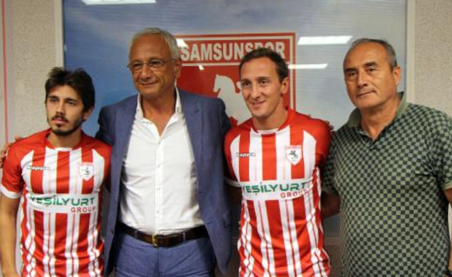 Ahmet Cebe ve Ömer Kandemir Samsunspor'da