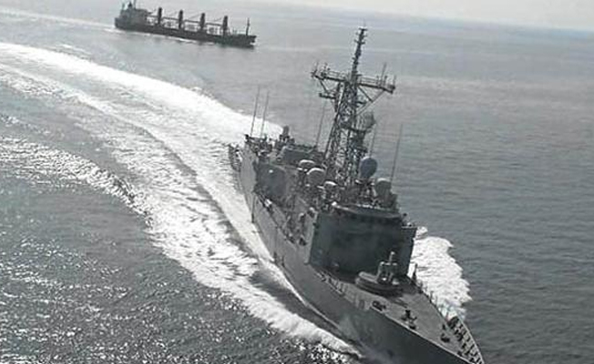 Yunan gemisinin yardımına TCG Giresin fırkateyni yetişti