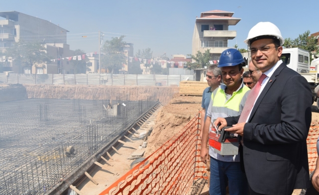 Doğanlar Kültür Merkezi inşaatı hızla ilerliyor 