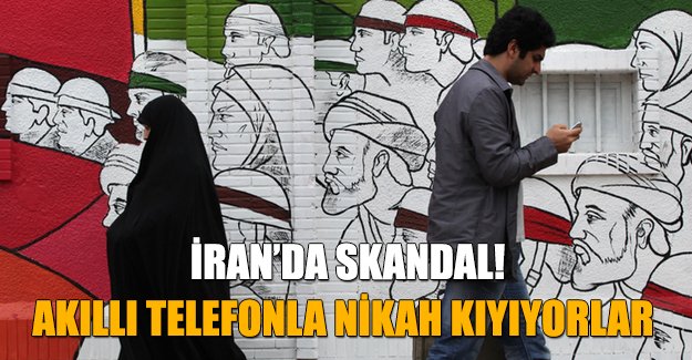 İran'da akıllı telefonla nikah kıyıyorlar