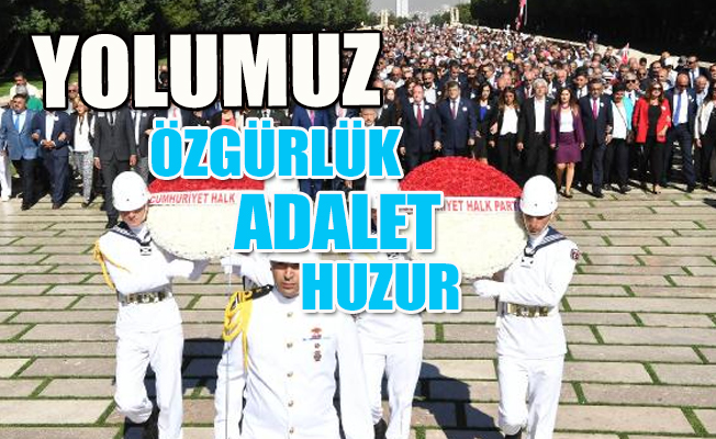 CHP heyeti ATA'nın huzurunda