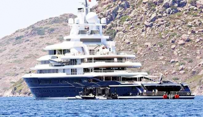 Azeri asıllı Rus milyarderin ultra lüks yatı Marmaris’te