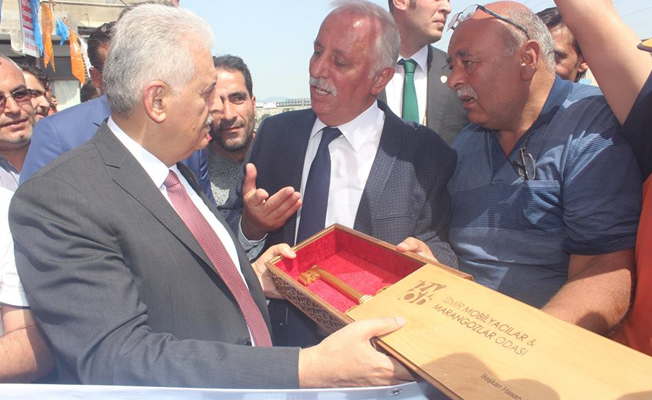 Başkan Özkoparan, Başbakandan yeni sanayi sitesi sözünü kopardı
